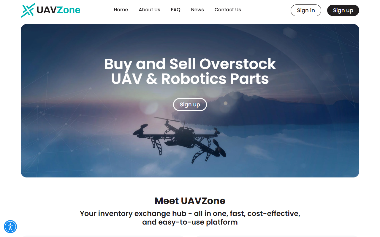B2B marketplace home